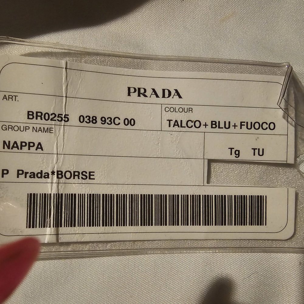 Prada Red and White Leather Clutch - Picture 6 of 6